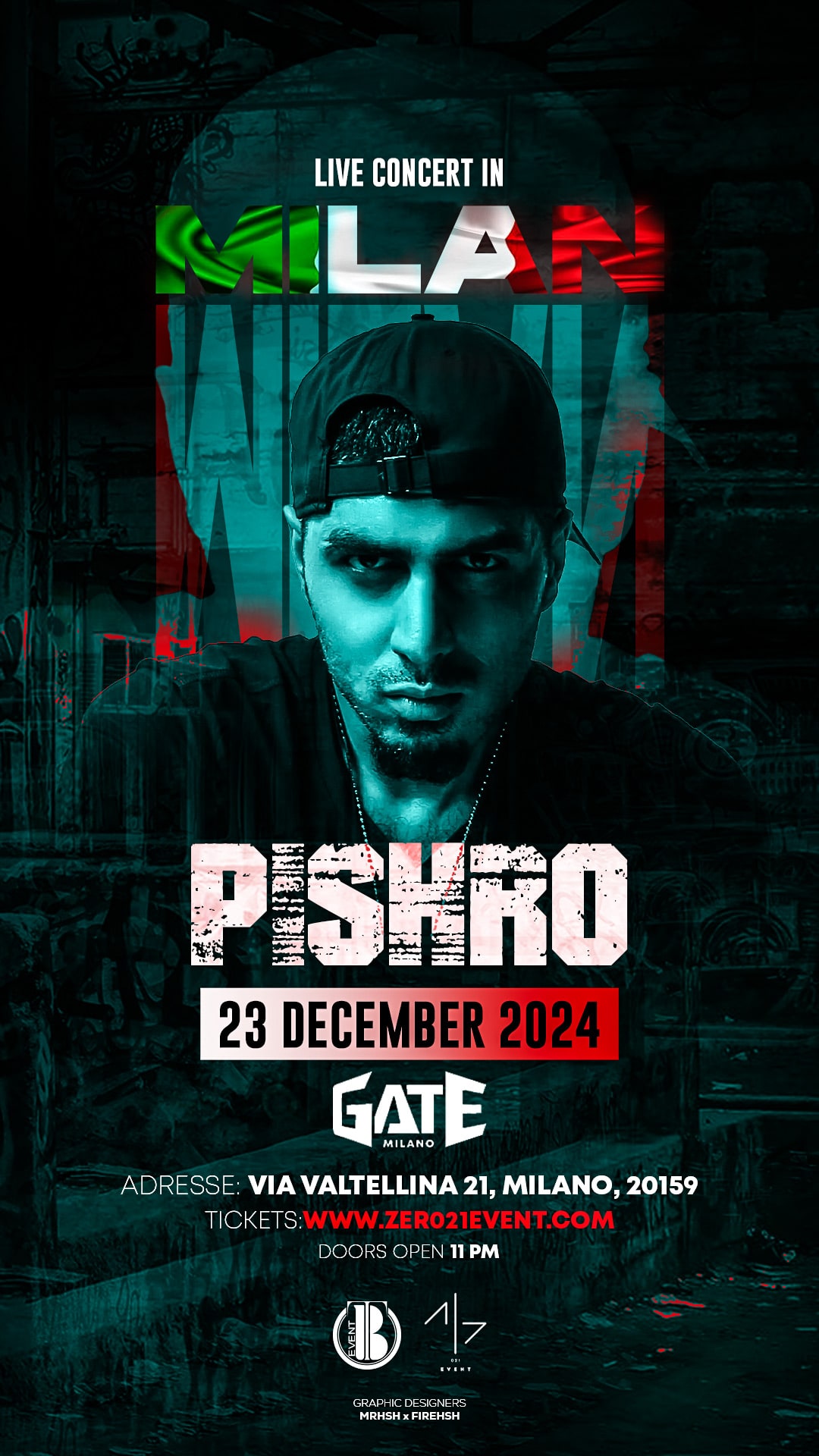 Reza pishro live concert in milan